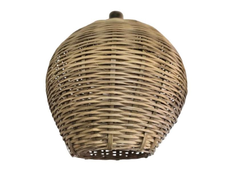 LAMPARA SOSTRE BAMBU 20x25cm