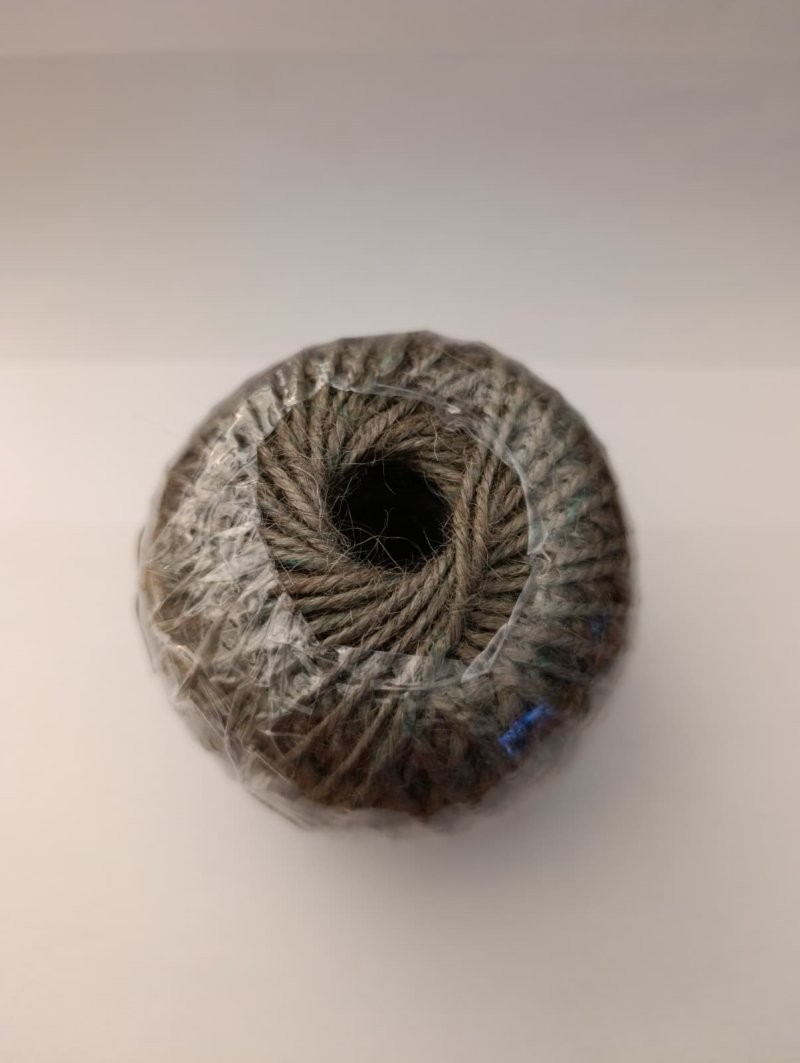 CORDO YUTE VERD OLIVA 1,5mm 100GR