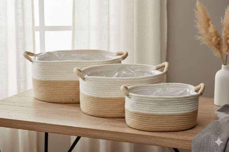 TEST OVAL YUTE BL/NAT SET3