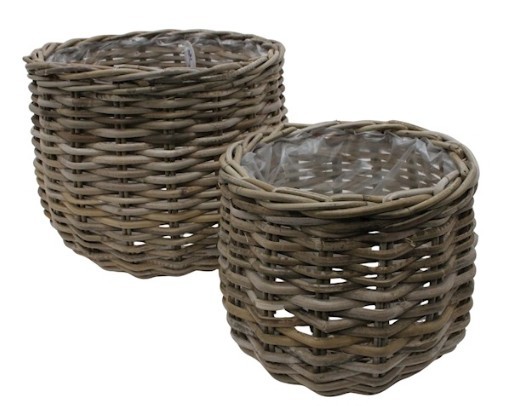 CISTELL KUBU SET2 Ø34H29 Ø24H22 