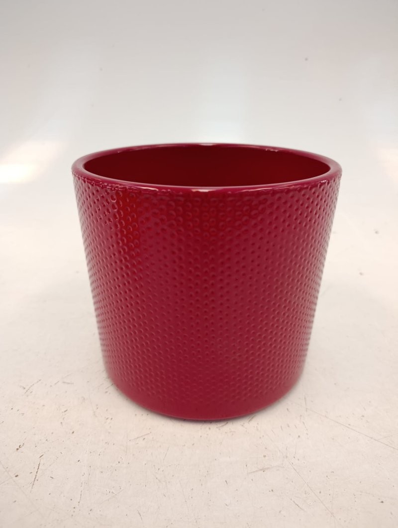 CERAMICA EVI VERMELL 19,5x17,5cm ES17