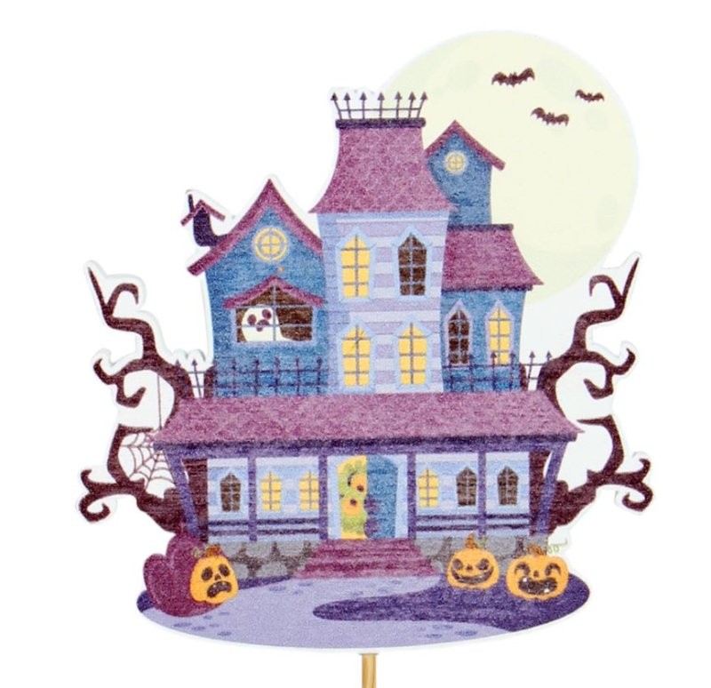 PICK CASA ENCANTADA 9x8.3cm 12cm stick x12uni
