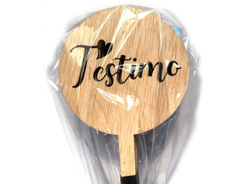 PICK T ESTIMO h25cm FUSTA 10u