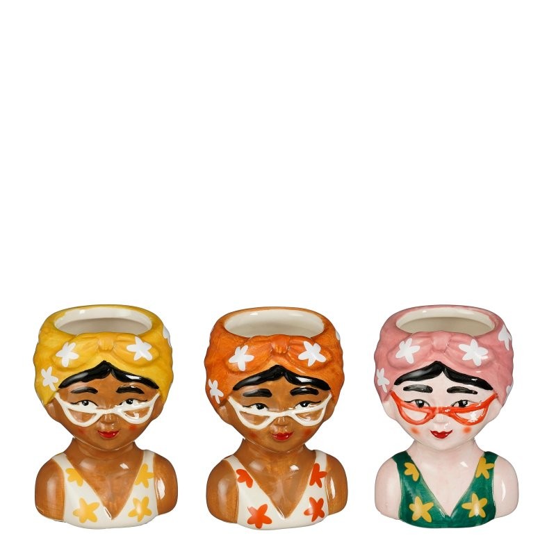 CERAMICA DONA ULLERES 3ASS  l7xw7xh12cm PETITA UNI