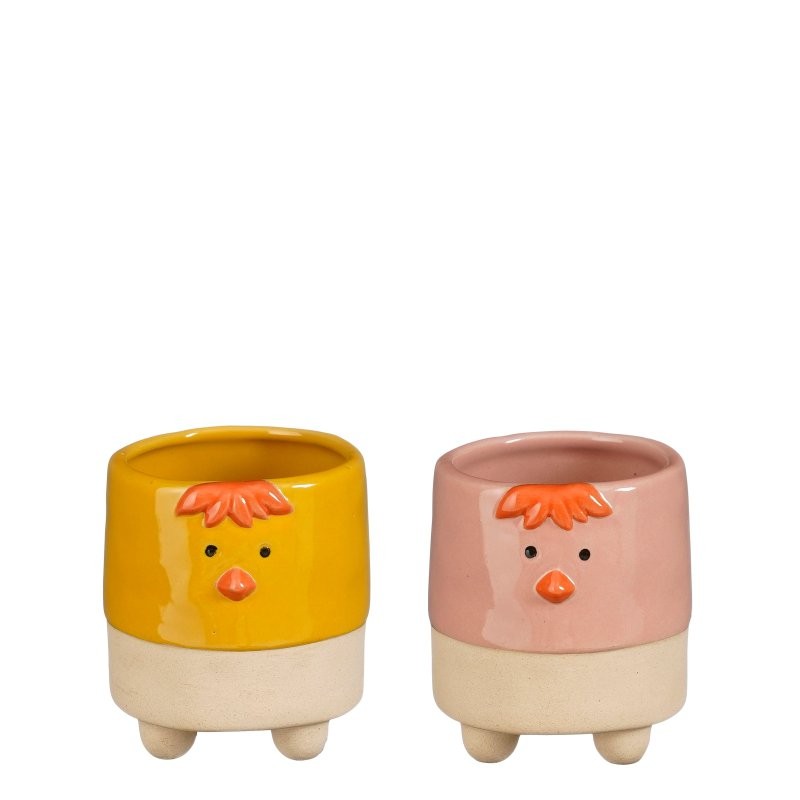 CERAMICA TEST GALLINES 2ASS  l8xw7,5xh8,5cm