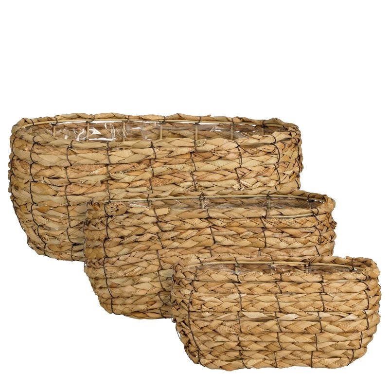 CISTELL OVAL DANO SET 3 - L39xW27xH17cm