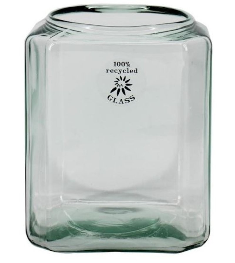 VIDRE GERRO QUADRAT JELLE D13.5 H17cm