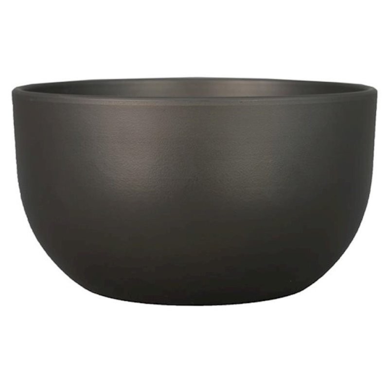 CERAMICA BOL BOULE D26 H14 NEGRE MATE