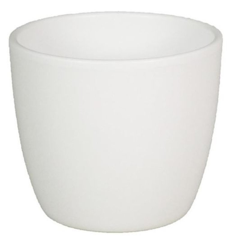 CERAMICA POT BOULE D25 H22.5CM BLANC MAT ES21