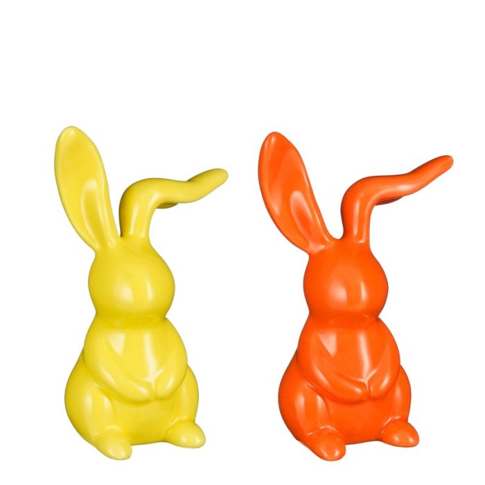 CONILL TARONJA O GROC 2ASS l7.5xw5.5xh12.5CM