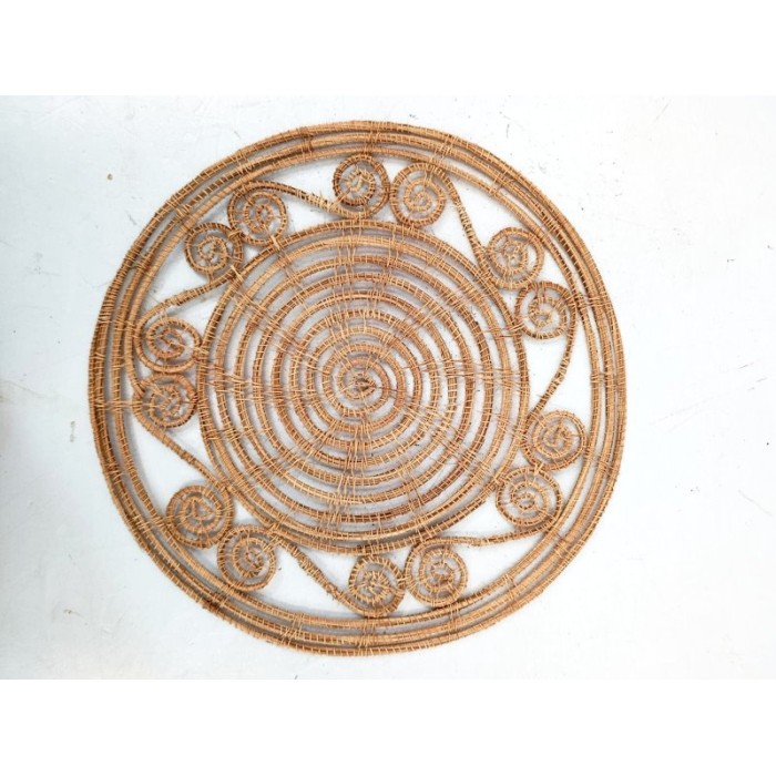ESTALVIS MANDALA FIBRA DE PALMA 4U D37cm
