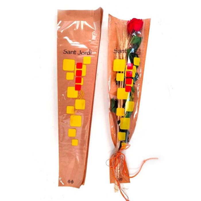 BOSSA SANT JORDI 70x17x7,6cm KRAFT 50uni