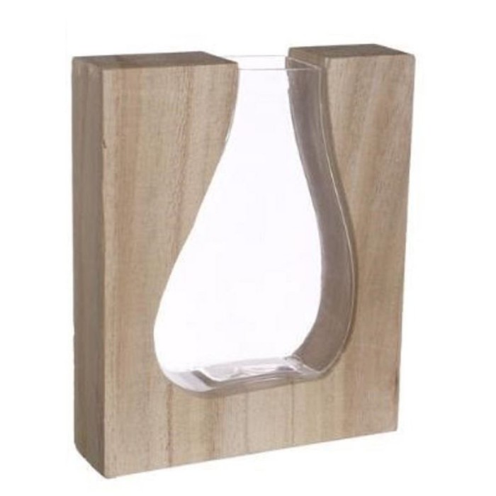 GERRO VIDRE DINS FUSTA L15xW4 h.18cm