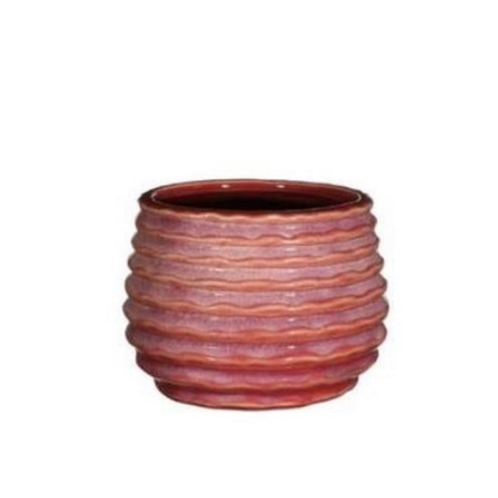 CERAMICA EQUADOR ROSA D8 H6,5cm