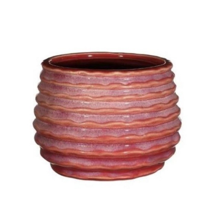 CERAMICA EQUADOR ROSA D13,5 H10cm