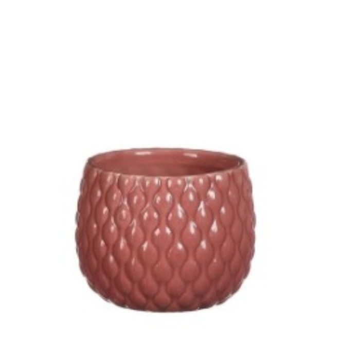 CERAMICA GOTES ROSA FORT  Ø8,5 h.6 cm