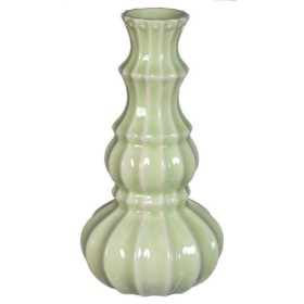 CERAMICA UNIFLORA DELPHI VERD CLAR D9 H16CM