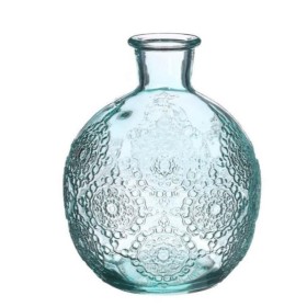 VIDRE AMPOLLA BOLOGNA h.12 Ø9,5 cm BLAU CLAR