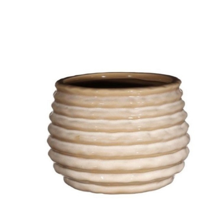 CERAMICA RISE CREMA Ø11.5 h.8.5 cm