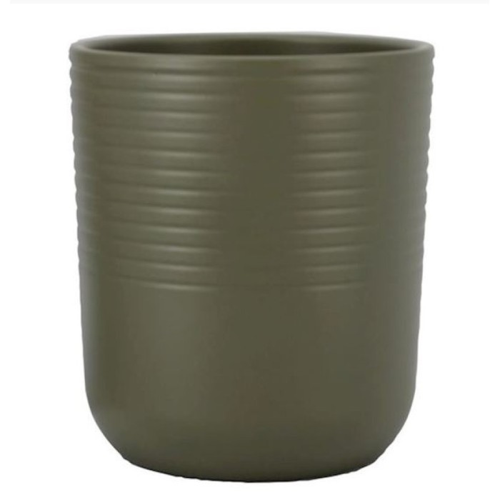 CERAMICA VASE DONNY D13.5 H15.5cm VERD ARMY ES12