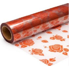 BOBINA TRANSP ROSES RED 70cmx50m