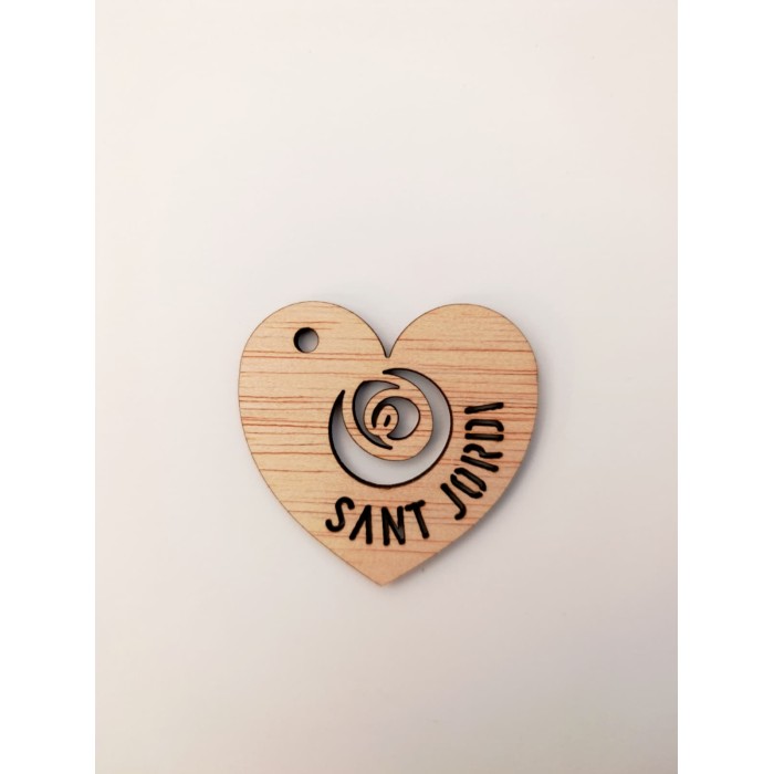 PENJOLL COR 5.5cm ST JORDI ROSA 25u