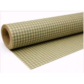 BOBINA KRAFT VERJ VICHY VERD 70cmX50m