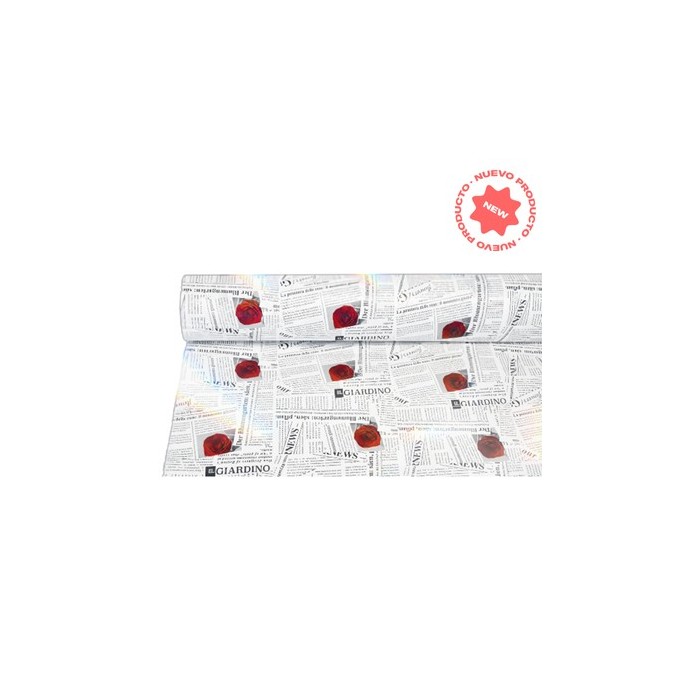 BOBINA TRANSP DIARI I ROSES 70cmx50m