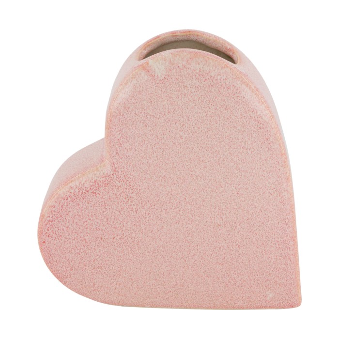 GERRO CERAMICA COR ROSA 17x5x18cm