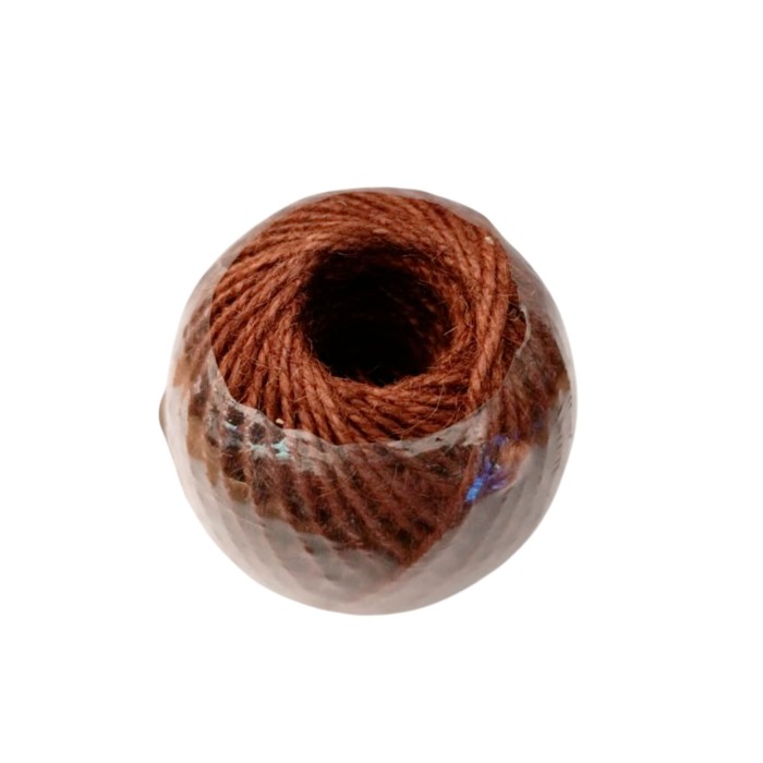 CORDO YUTE MARRÓ 1,5mm 100GR