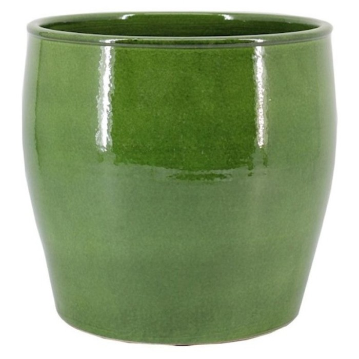 CERAMICA POT COLORI D21 H21CM VERD