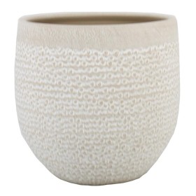 CERAMICA POT HORTA D17 H15cm BEIG