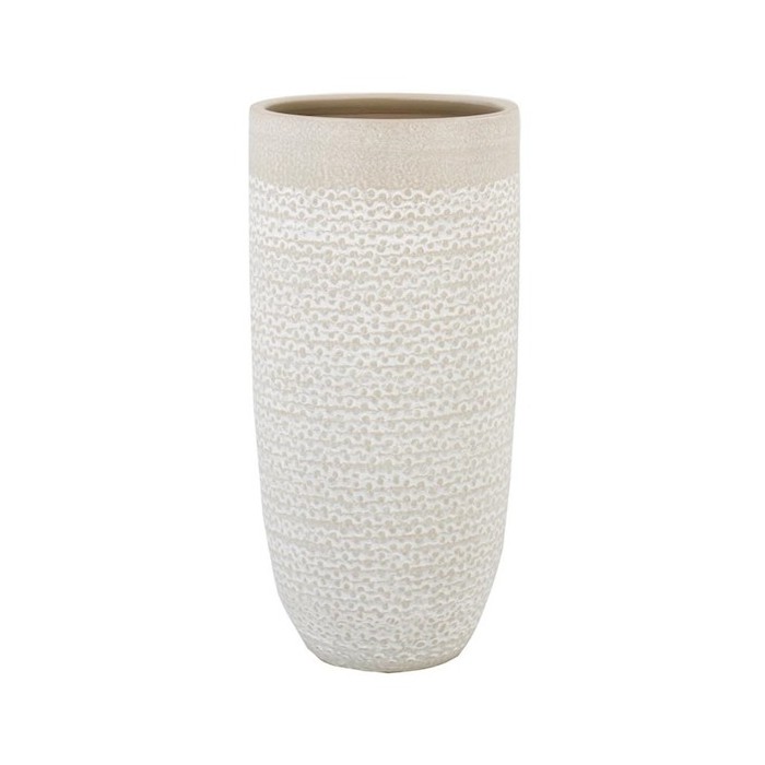 CERAMICA GERRO HORTA D19 H35cm BEIG