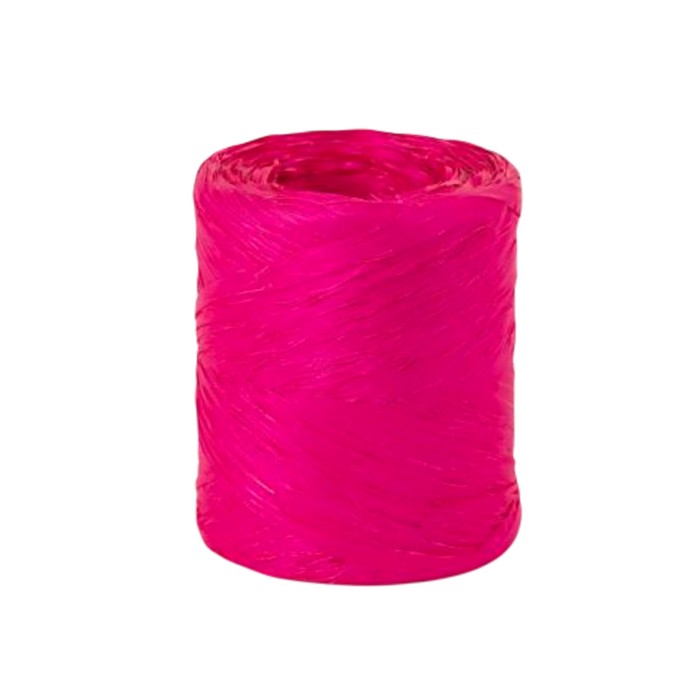 RAFIA BOBINA 200 m ROSA FORT