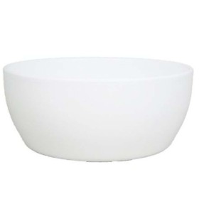 CERAMICA BOL BOULE D18.5 H8.5CM BLANC MATE