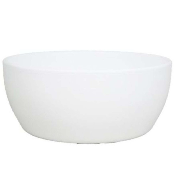 CERAMICA BOL BOULE D18.5 H8.5CM BLANC MATE