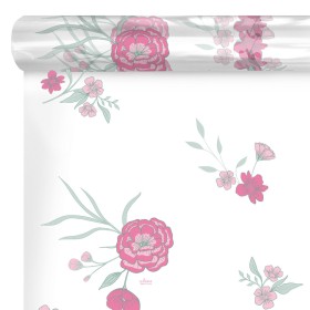 BOBINA TRANSP FLORETES ROSES 0,70x50mt