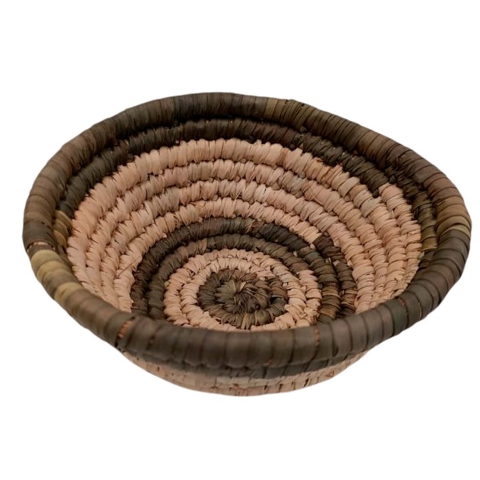 CISTELL RODO PALMERA VERD/NAT 20x16cm