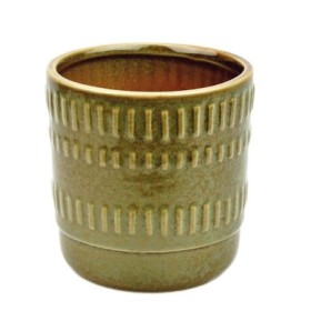 CERAMICA POT 'DENTE' VERD ANTIC ORCH-9