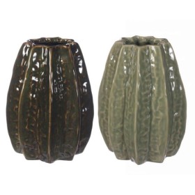 CERAMICA GERRO D11.5 H15cm 2ass VERD UNI