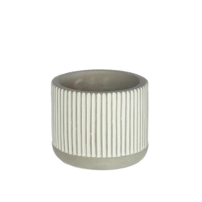 CERAMICA RATLLES GRIS  Ø7,4 h.6 cm 