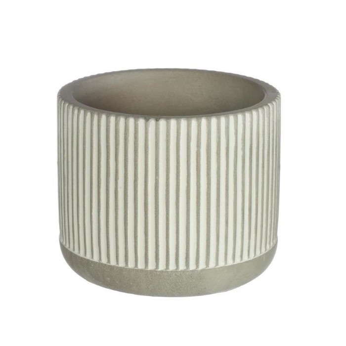 CERAMICA RATLLES GRIS Ø10 h.8 cm