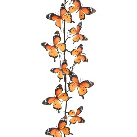 GARLANDA PAPALLONES TARONGES 110cm