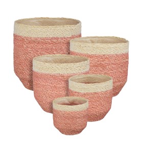 CISTELLS  DAIN ROSA SET 5 H12 D12-H20 D20