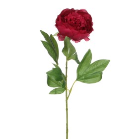 FLOR PEONIA VERMELLA 76cm