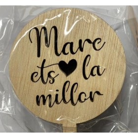 PICK MILLOR MAMA h25cm FUSTA 10u