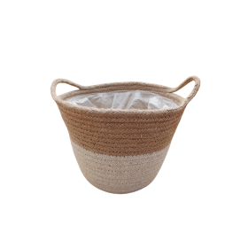 TEST RODO BL/NATURAL YUTE D12xH15cm