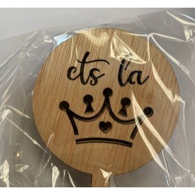 PICK ETS LA REINA h25cm FUSTA 10u