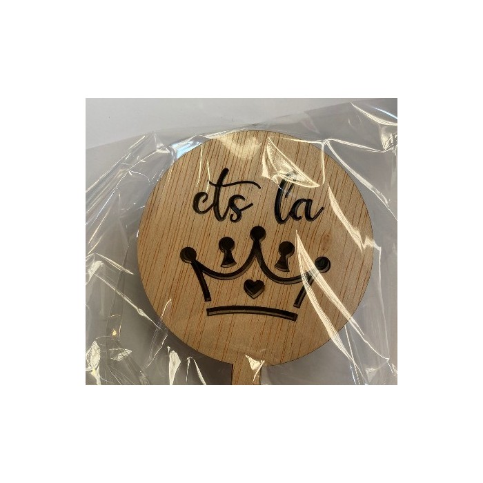 PICK ETS LA REINA h25cm FUSTA 10u