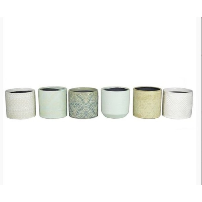 CERAMICA CILINDRICA MONZA MIX D13.2 H12.5CM  ES12